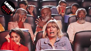 Horror movie audience