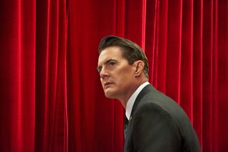 FBI agent Dale Cooper revisits the "Red Room" — an eerie destination glimpsed in dreams — in the 2017 Showtime series "Twin Peaks."