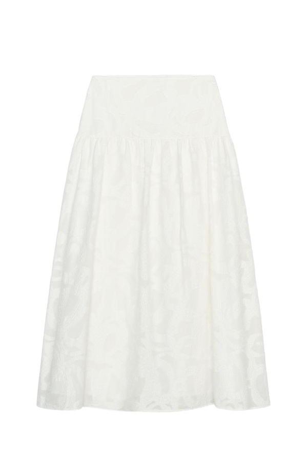 ZARA, Textured Midi Skirt