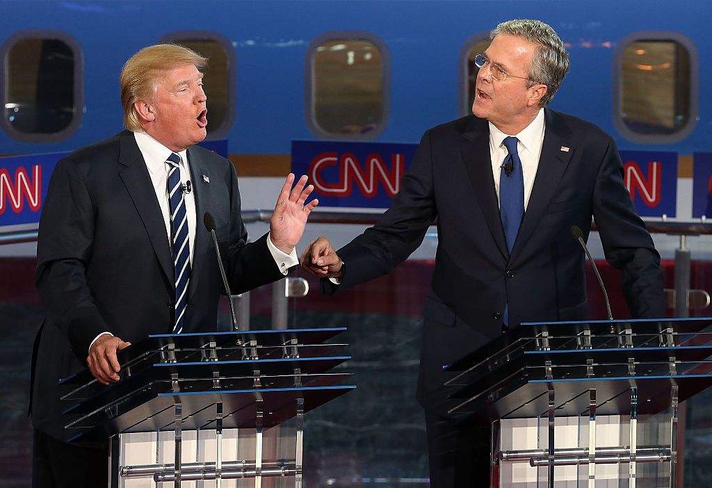 Donald Trump and Jeb Bush.