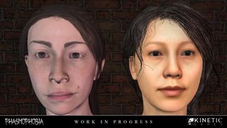 Phasmophobia - A before and after of one of the early female character models and the new overhauled version