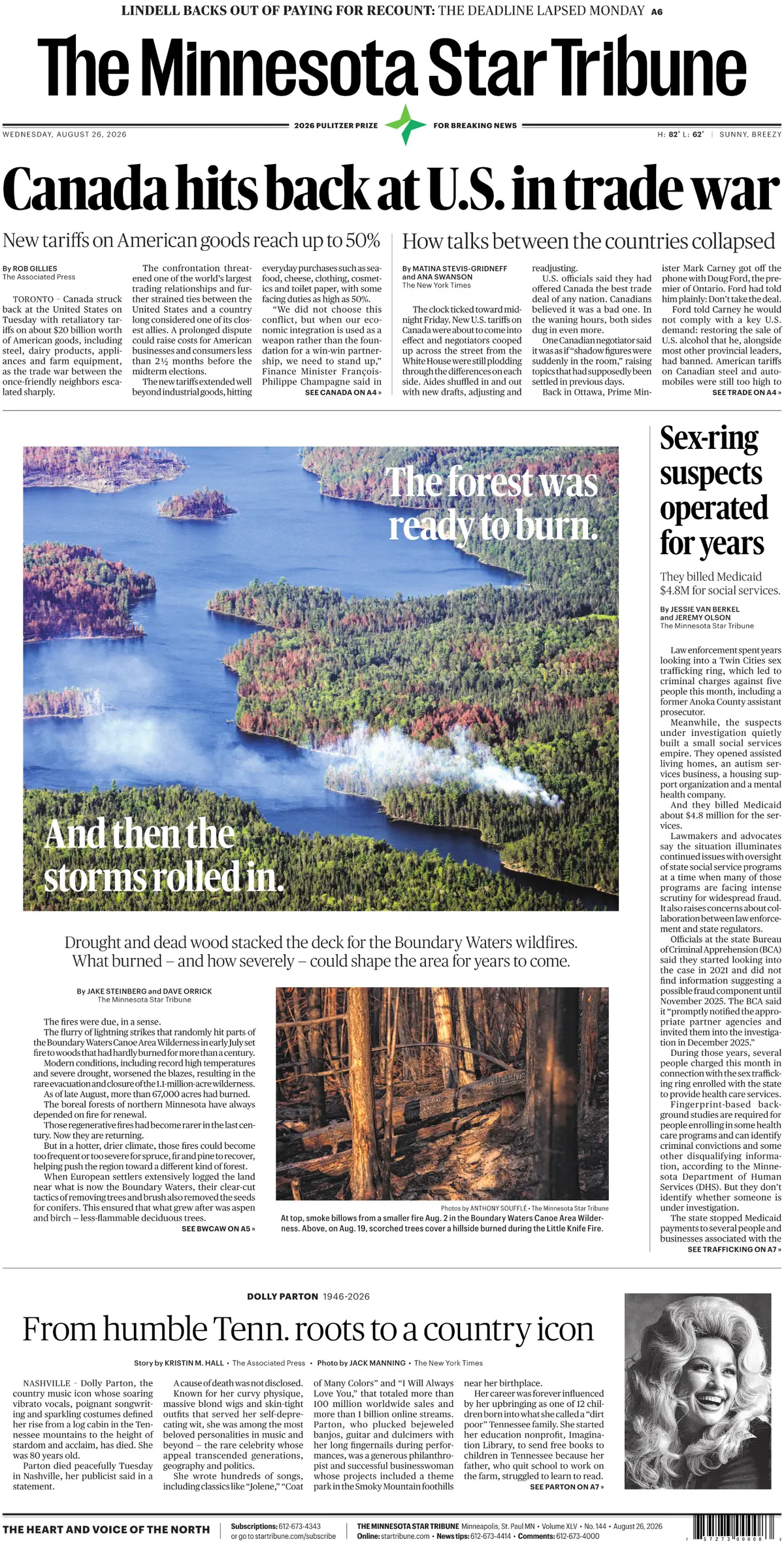 The Minnesota Star Tribune