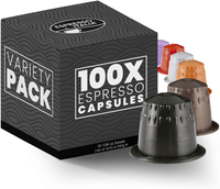 Nespresso Compatible Capsules was: £20.00 now: £16.99, saving £3.01 at Amazon