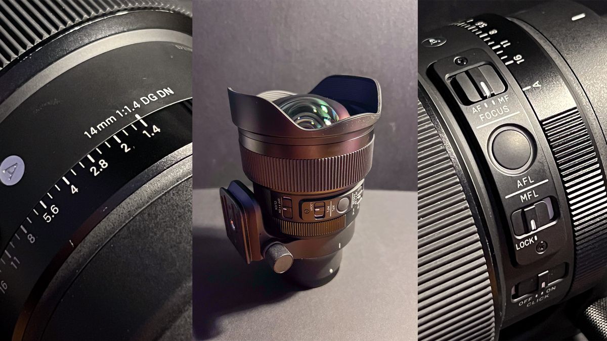 details on the Sigma Art 14mm f/1.4 DG DN lens
