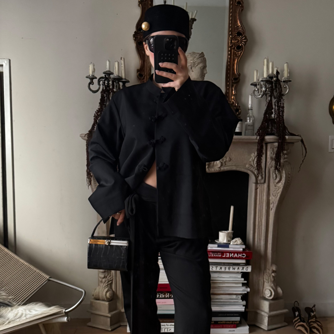 Christina Grasso wearing an evening jacket