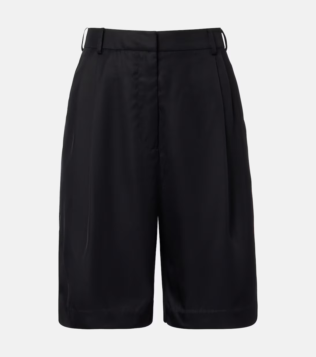 A pair of The Frankie Shop black bermuda shorts.