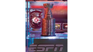 The NHL Stanley Cup makes an appearance on ESPN's 'SportsCenter'