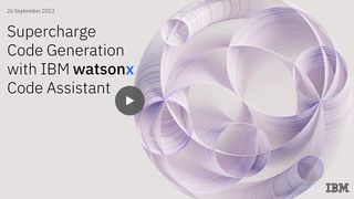 Watch this on-demand webinar from IBM to learn more about IBM watsonx Code Assistant, a generative AI service 