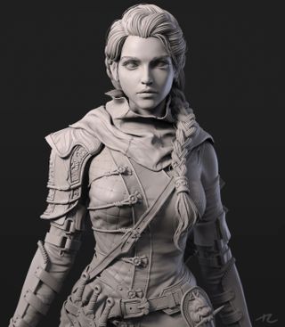 3D sculpting: character