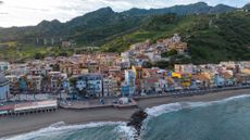 A view of Giardini Naxos in Sicily 