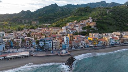 A view of Giardini Naxos in Sicily