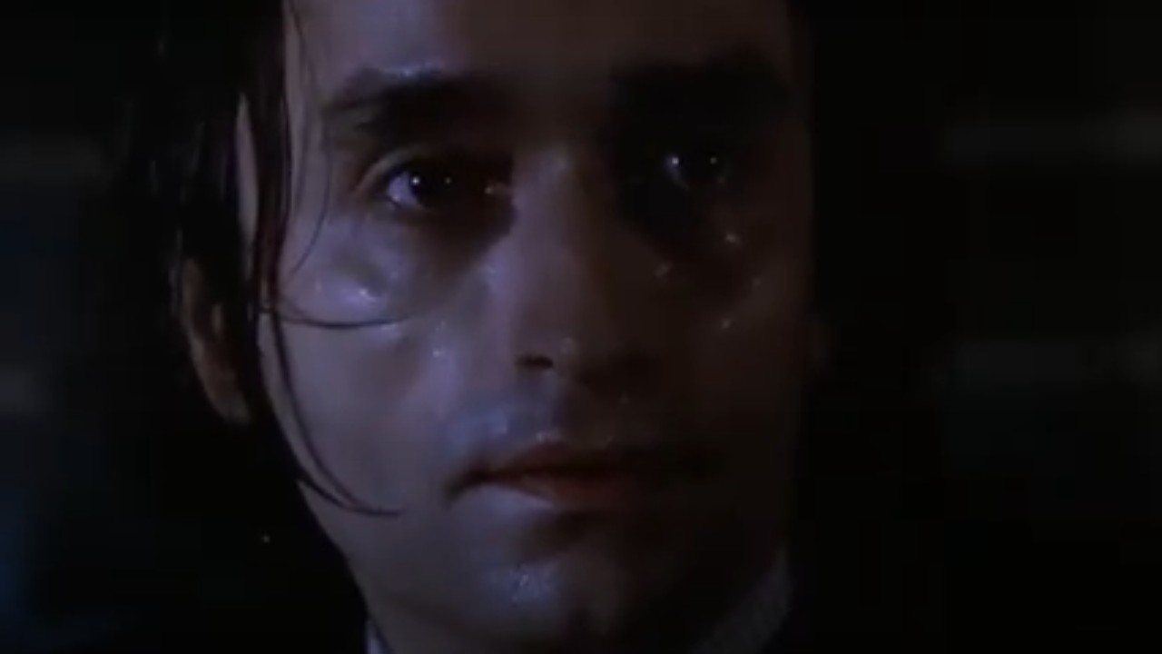 John Cazale staring into the darkness in Dog Day Afternoon