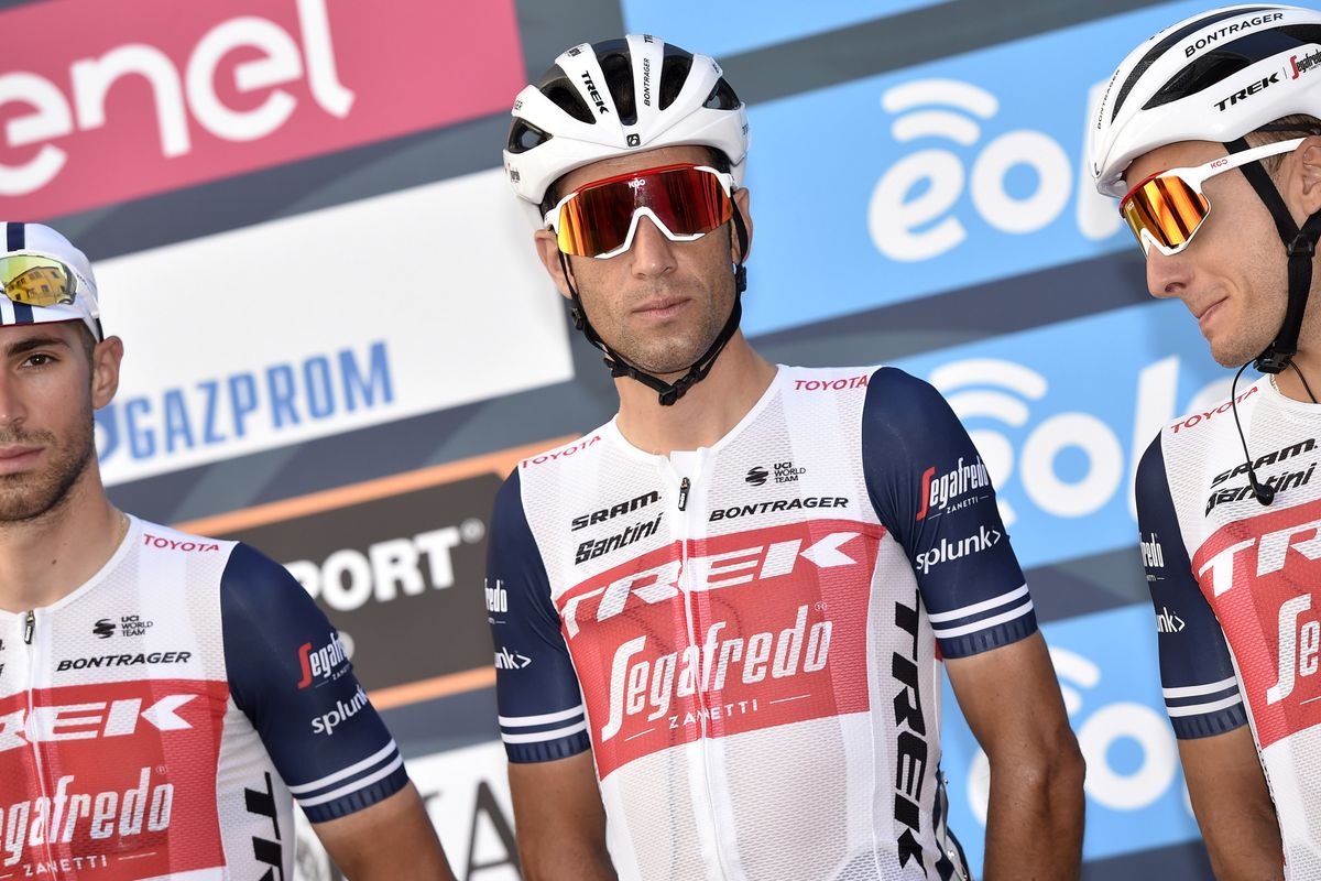 Tirreno Adriatico 2020 55th Edition 2nd stage Camaiore Follonica 201 km 08092020 Vincenzo Nibali ITA Trek Segafredo photo Tommaso PelagalliBettiniPhoto2020