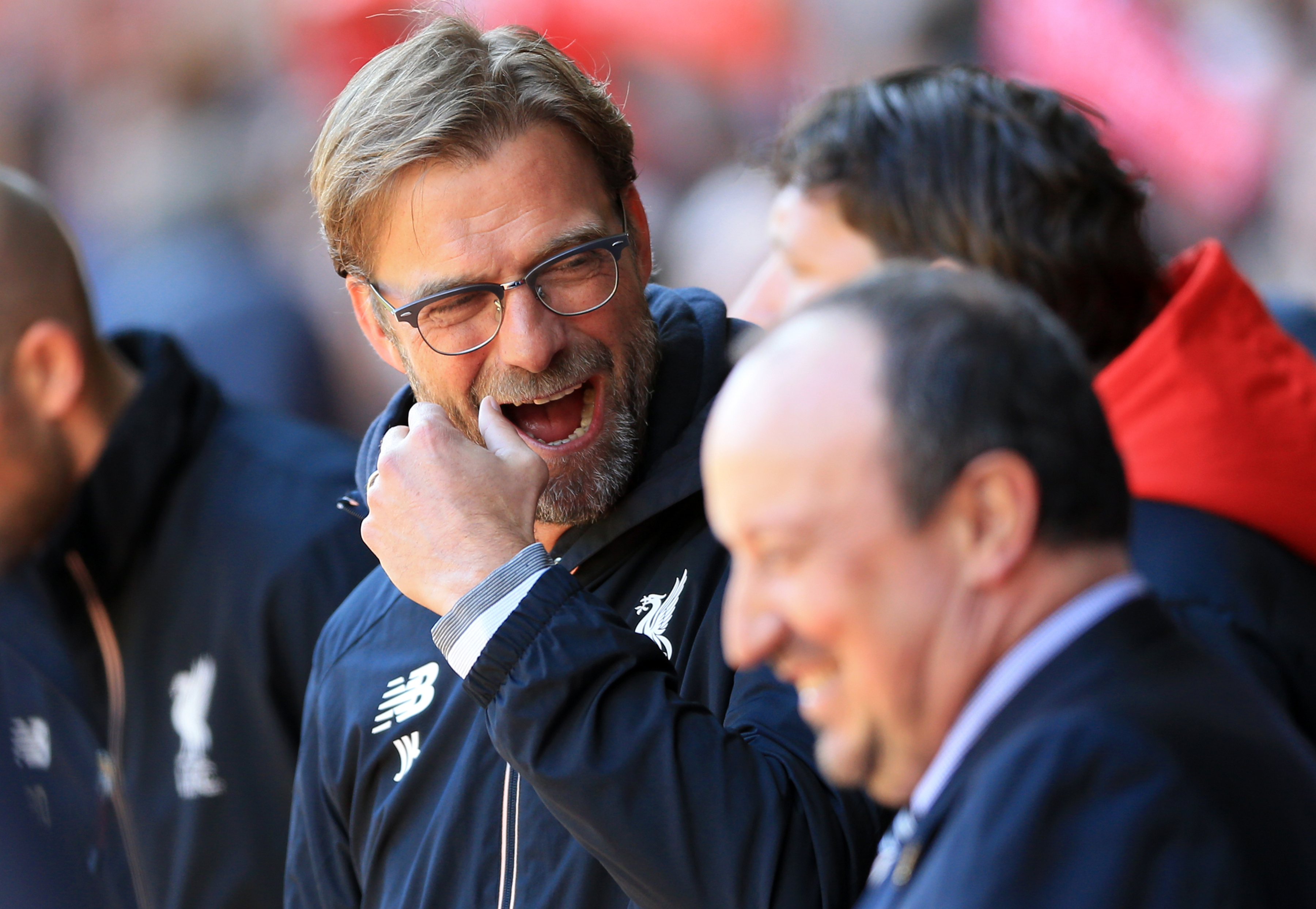 Jurgen Klopp and Rafael Benitez