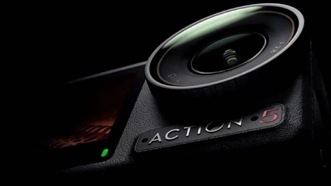 A leaked image of the DJI Action 5 camera