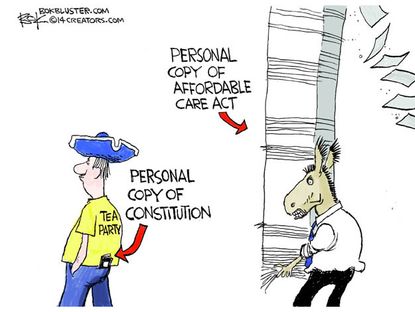 Political cartoon affordable care act