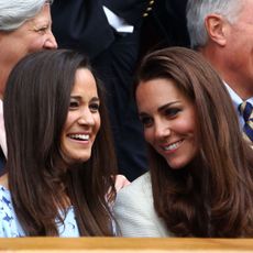 Princess Kate and Pippa Middleton attend the Wimbledon Tennis Championships