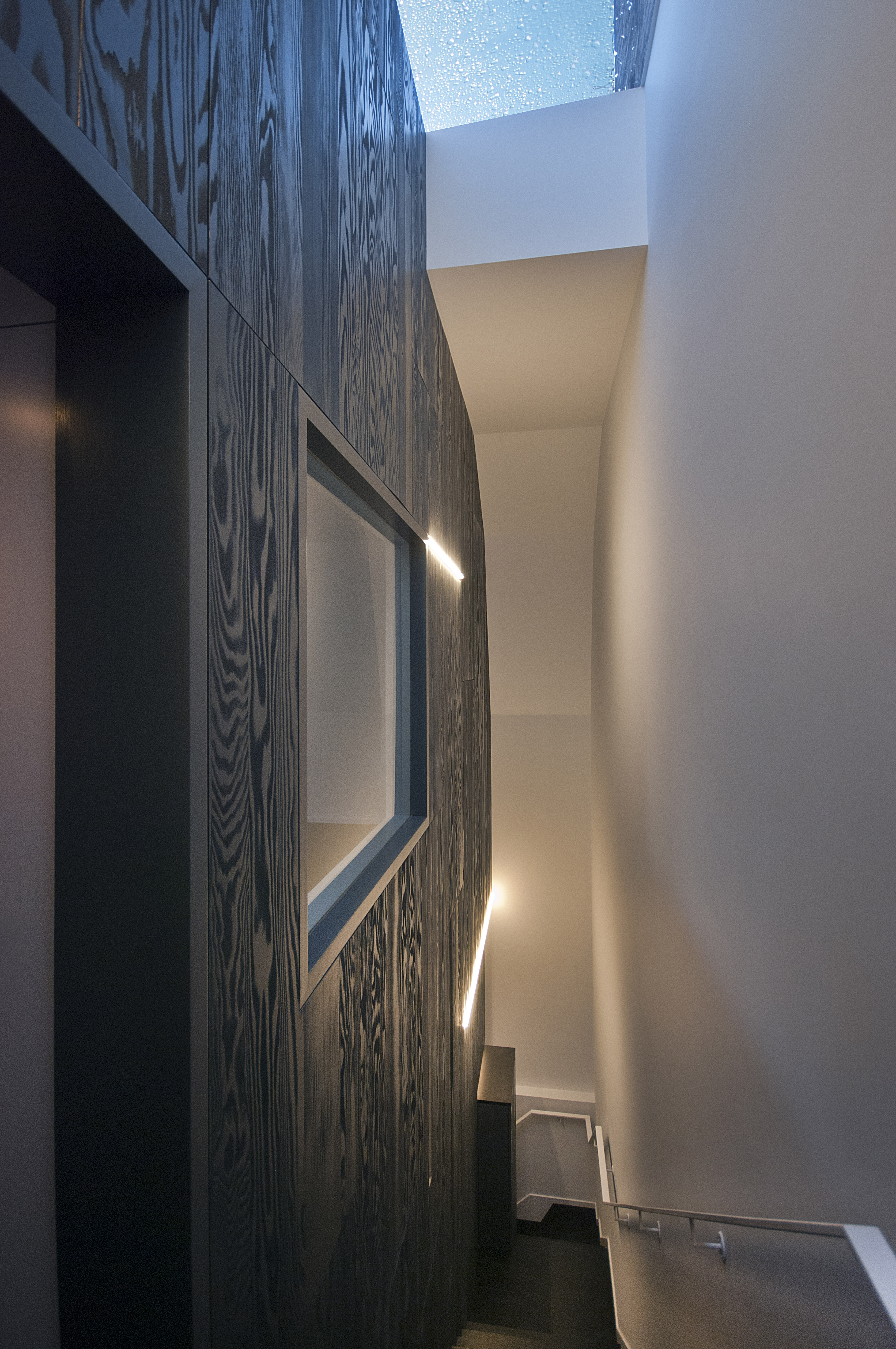a compact loft conversion stair idea