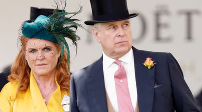 Sarah Ferguson, Duchess of York and Prince Andrew, Duke of York attend day four of Royal Ascot at Ascot Racecourse on June 21, 2019 in Ascot, England.