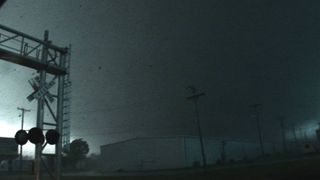 A twister in Netflix's Twister: Caught in the Storm.