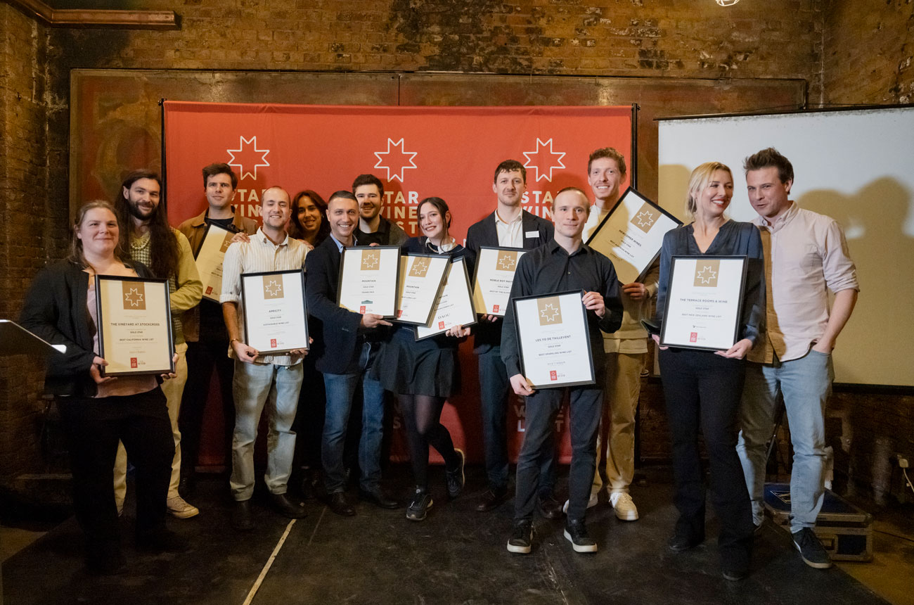 The winners of the 2024 Star Wine List of the Year UK awards.
