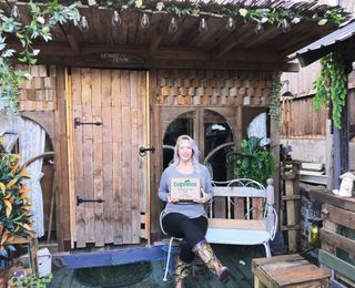 Cuprinol Shed of the Year 2020 - Budget Category Winner - Budget Pallet Hobbit House - Julie Twydell