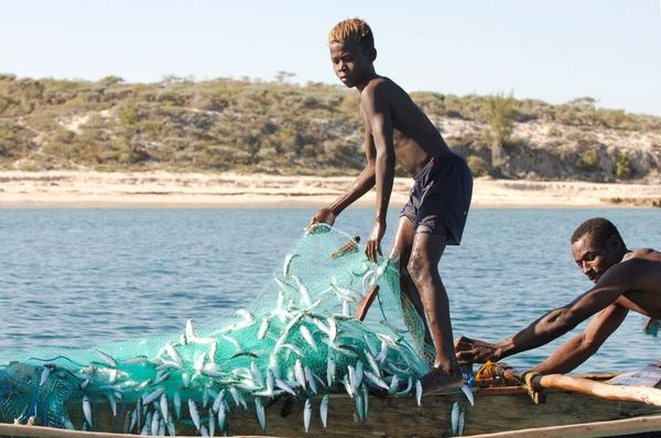 Local fishermen in Madagascar.