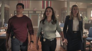 Kai, Tennant, and Kate in NCIS: Hawai'i Season 3x08