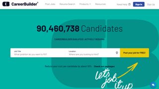 CareerBuilder website screenshot