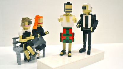 Toy, Lego, Fictional character, Building sets, Construction set toy, Machine, Action figure, Plastic, Figurine, Robot, 