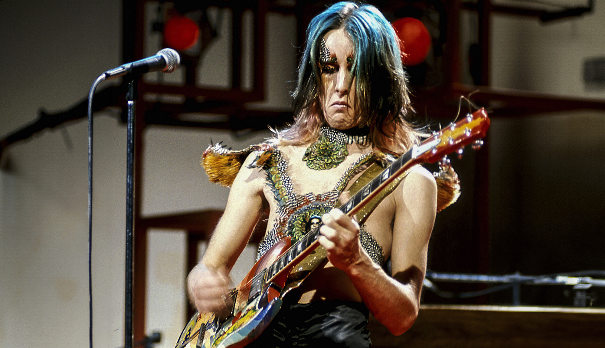 Todd Rundgren performs on The Midnight Special TV show in 1974