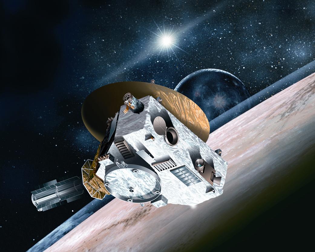 New Horizons Spacecraft Flying by Pluto