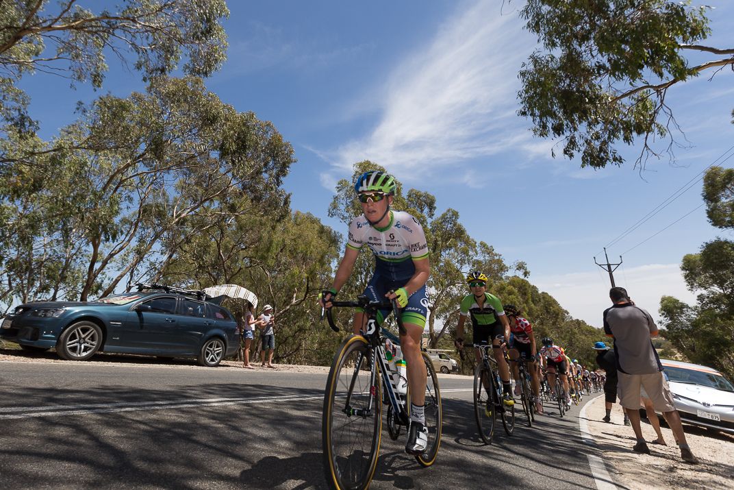 Orica-AIS leading the peloton