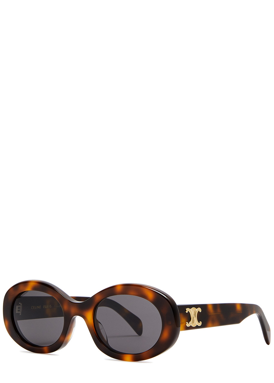 Triomphe Oval-Frame Sunglasses