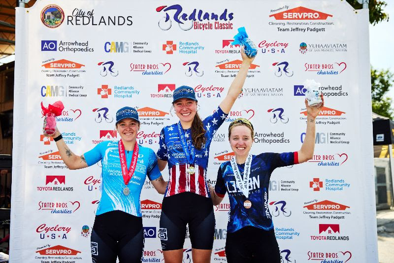 Podio de la etapa 2 profesional femenina