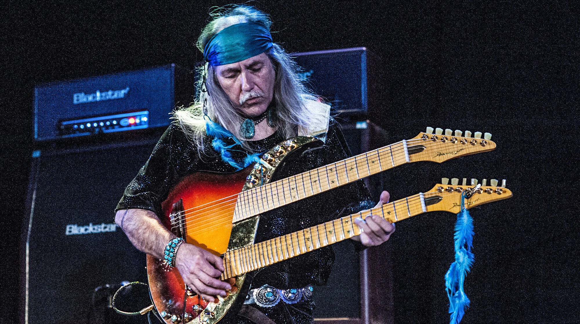 Uli Jon Roth is performing at the Oriental theater in Denver, Colorado on March 22, 2016.