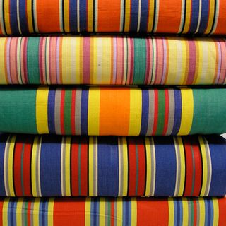 olourful deck chair fabric for the garden