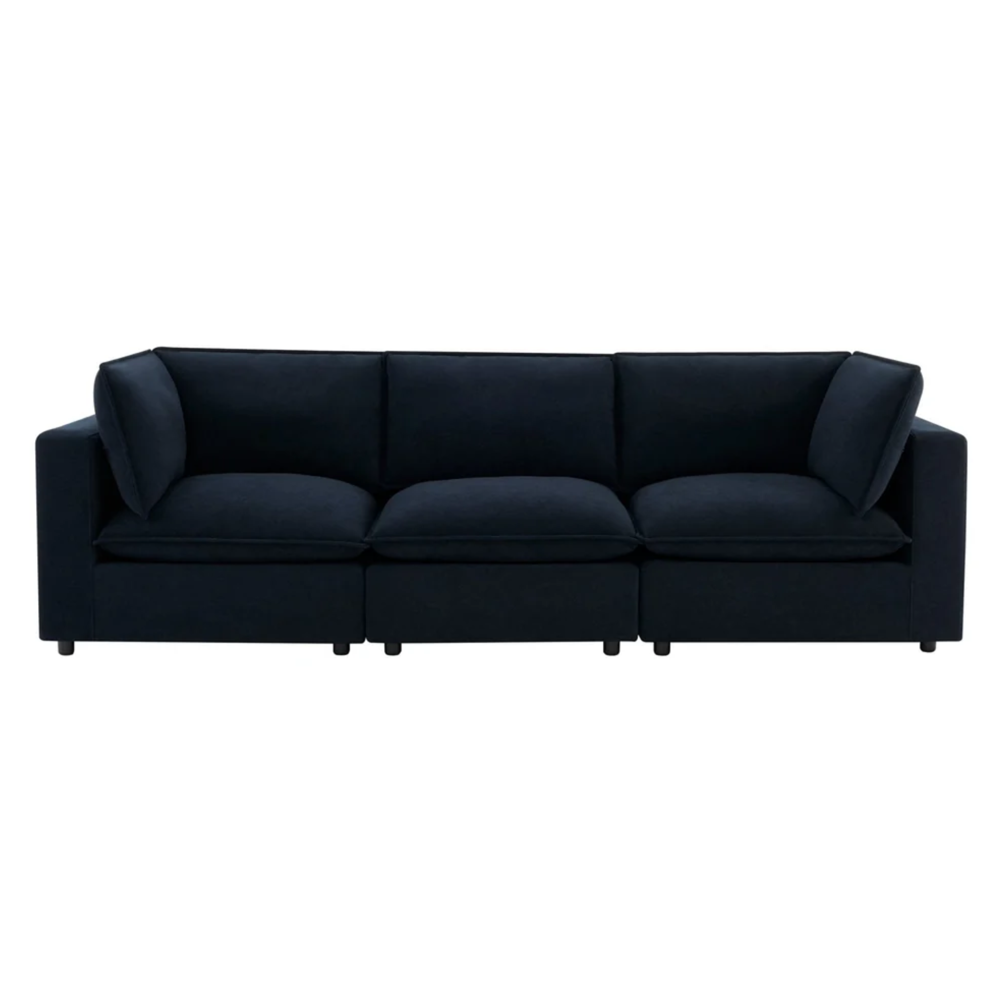 midnight blue sofa