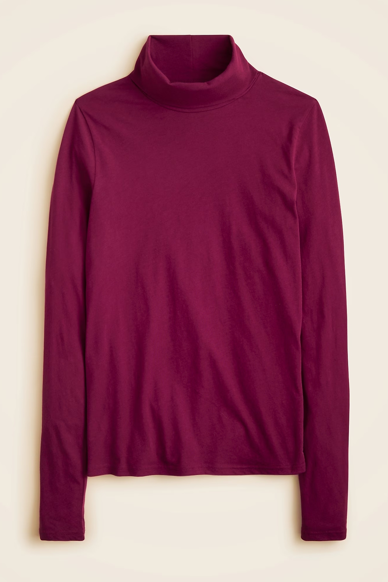 J.Crew, New Feather Jersey Turtleneck