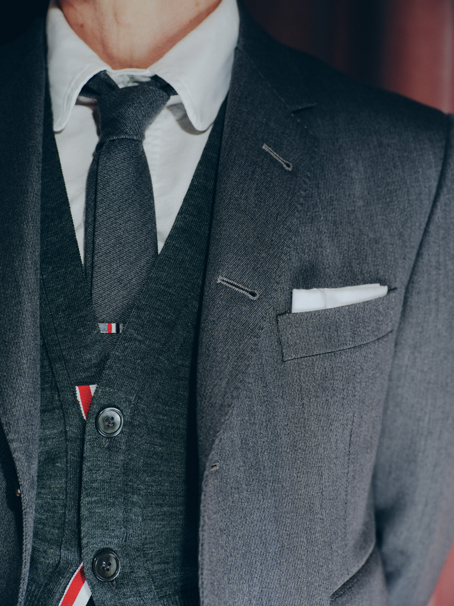 Thom Browne designer portrait in Thom Browne suit