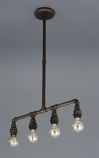 Parel Bronze Effect 4 Lamp Pendant Ceiling Light | Was £67 now £53.60
