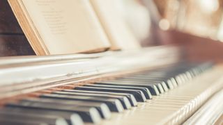 View of a piano