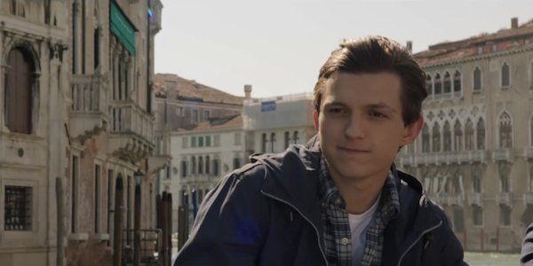 Tom Holland as Peter Parker in Spider-Man: Far From Home