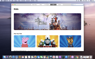 The Apple TV app has a dedicated section for kids (Image credit: Apple)