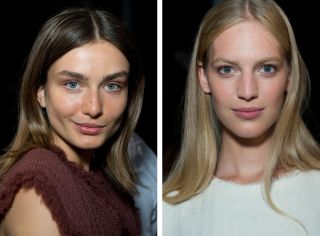 Unfussy hair and very minimal make-up have always been signatures of the Isabel Marant look