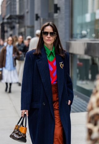 Brooches trend nyfw street style