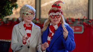 Beth Broderick, Caroline Rhea in Holiday Mismatch