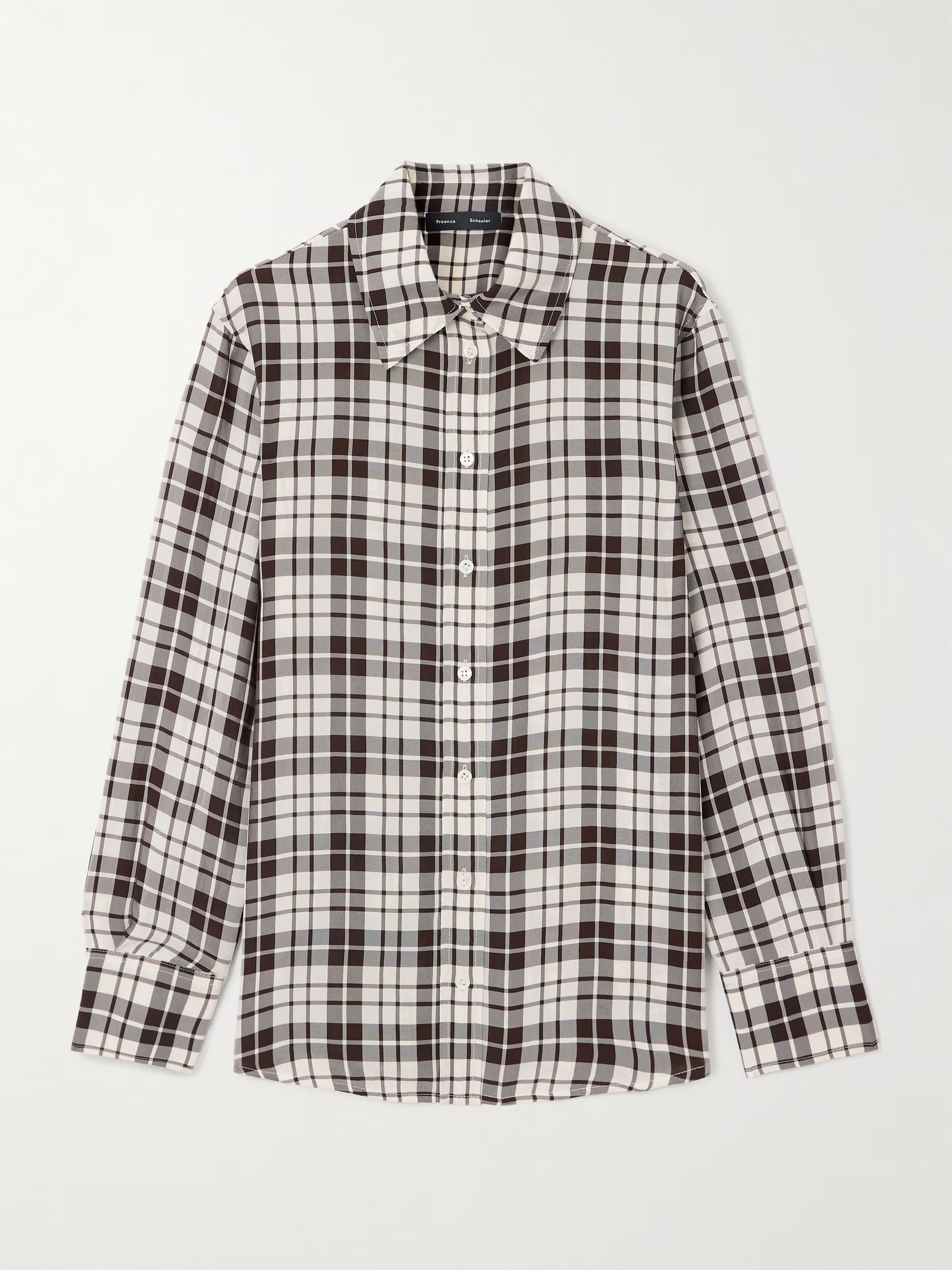 Proenza Schouler, Bronwen Checked Twill Shirt