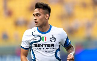 Inter Milan striker Lautaro Martinez