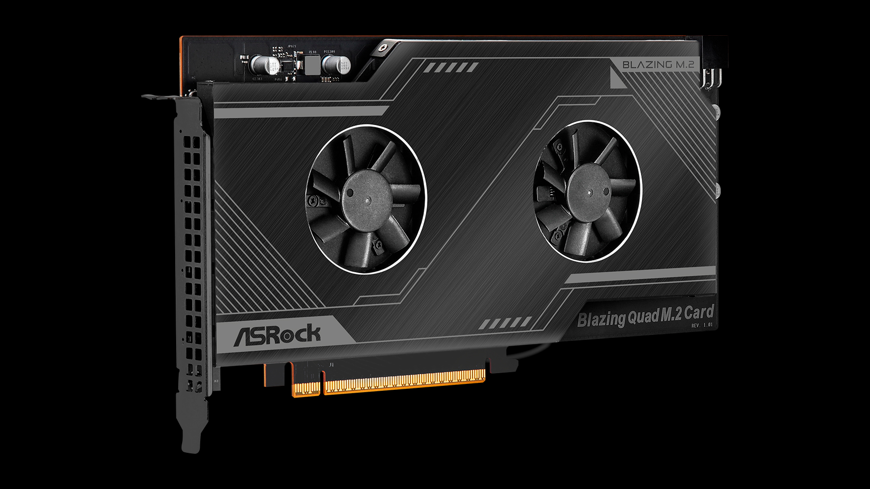 ASRock Unveils Expansion Card for up to Four PCIe Gen 5 SSDs